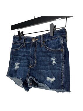 Abercrombie & Fitch High Rise Distressed Cutoff Jean Shorts Women’s 0 (25)